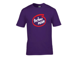 Techno inside t-shirt men