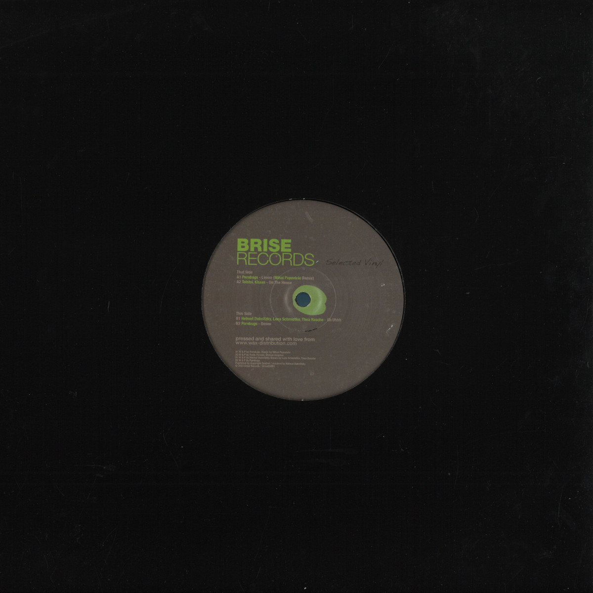 Various - Selected Vinyl 001 - BRISESV001 - Brise Records