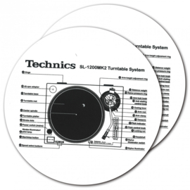 Slipmats (pair) Technics SL1200-MK2