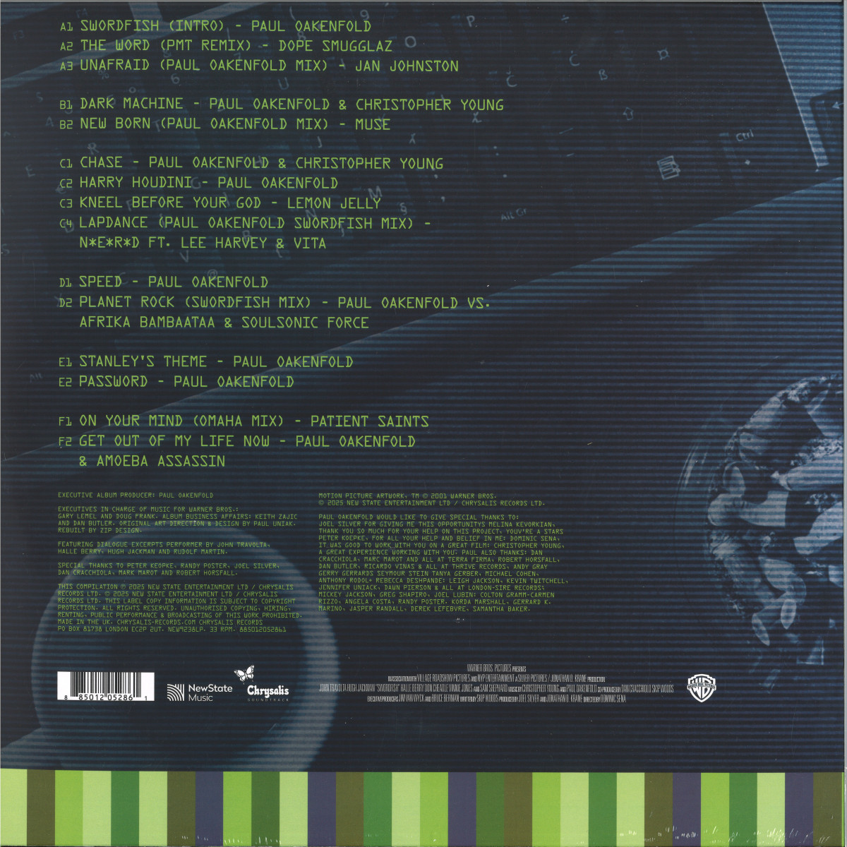 Paul Oakenfold - SWORDFISH <> LP 3x12" - NEW9238LP - New State Music