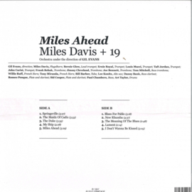 MILES DAVIS - Miles Ahead LP - VNL12228 | VINYL ERMITAGE