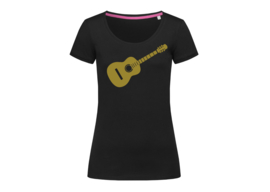 Guitar t-shirt woman body fit