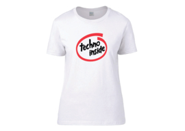 Techno inside t-shirt woman semi-fit