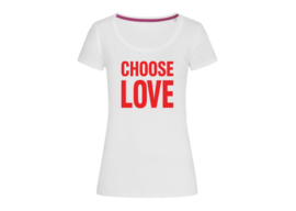 Choose love t-shirt woman body fit