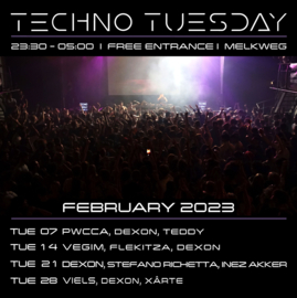 Techno Tuesday Amsterdam - February 2023 - Melkweg Amsterdam