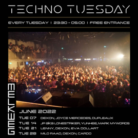 Techno Tuesday Amsterdam - June 2022 - Melkweg Amsterdam