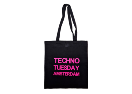 Techno Tuesday Amsterdam tote bag black