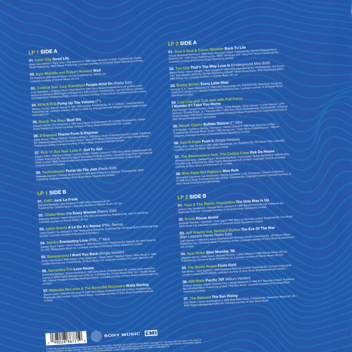 Various - NOW That's What I Call 80's Dancefloor: FLOORFILLERS 2x12" - LPDF7 - NOW That’s What I Call Music!