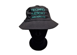 Techno Tuesday Amsterdam bucket hat with glitter print
