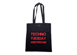 Techno Tuesday Amsterdam tote bag black