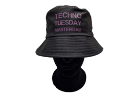 Techno Tuesday Amsterdam bucket hat black