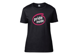 Pride inside woman t-shirt semi-fit