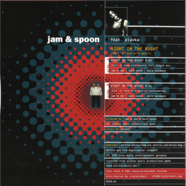 Jam & Spoon Feat. Plavka - Right In The Night - DOTB-001 | Dance On The Beat
