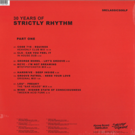 Various - 30 Years Of Strictly Rhythm - Part One 2x12" - SRCLASSICS06LPRED | Strictly Rhythm