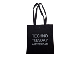 Techno Tuesday Amsterdam tote bag black