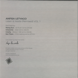 ANFISA LETYAGO - LISTEN & NISIDA EP VOL. 1 - NSD003A | N:S:DA