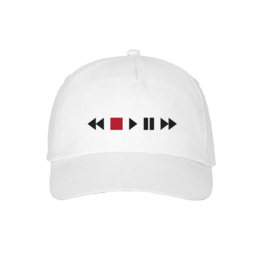 Audio player icons baseball cap