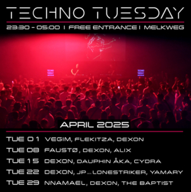 Techno Tuesday Amsterdam - April 2025, Melkweg Amsterdam