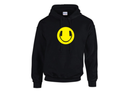 Smiley headphone hoodie