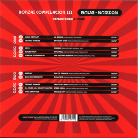 Various - BONZAI COMPILATION III - RAVE NATION 2x12" - BCV2023039RED | Bonzai Classics