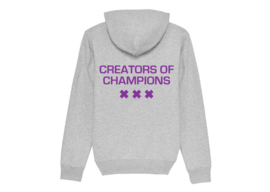 Hoodie Creators of Champions Grey-Purple