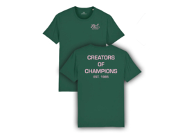 T-shirt unisex Creators of Champions Green Pink