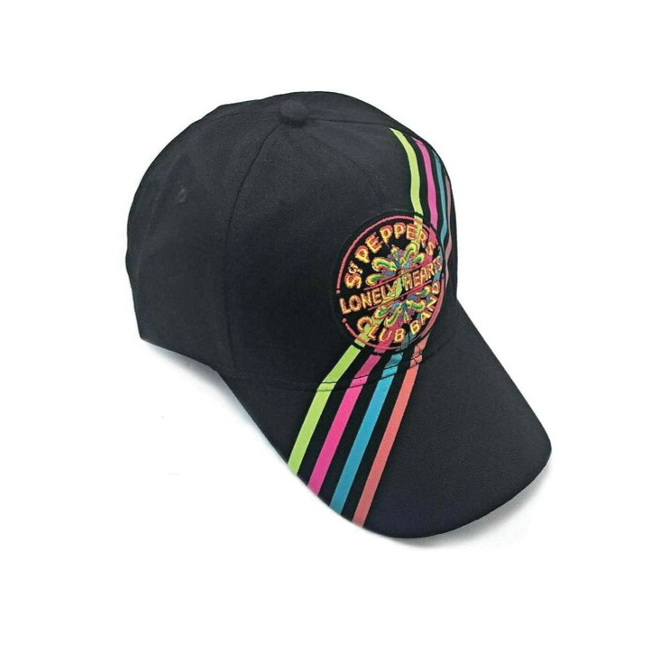 The Beatles Sgt Pepper Drum Cap Stipes UNI