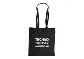 Techno Tuesday Amsterdam tote bag black
