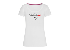 VU meter t-shirt woman body fit