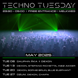 Techno Tuesday Amsterdam - May 2025, Melkweg Amsterdam