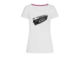 Gettoblaster t-shirt woman body fit