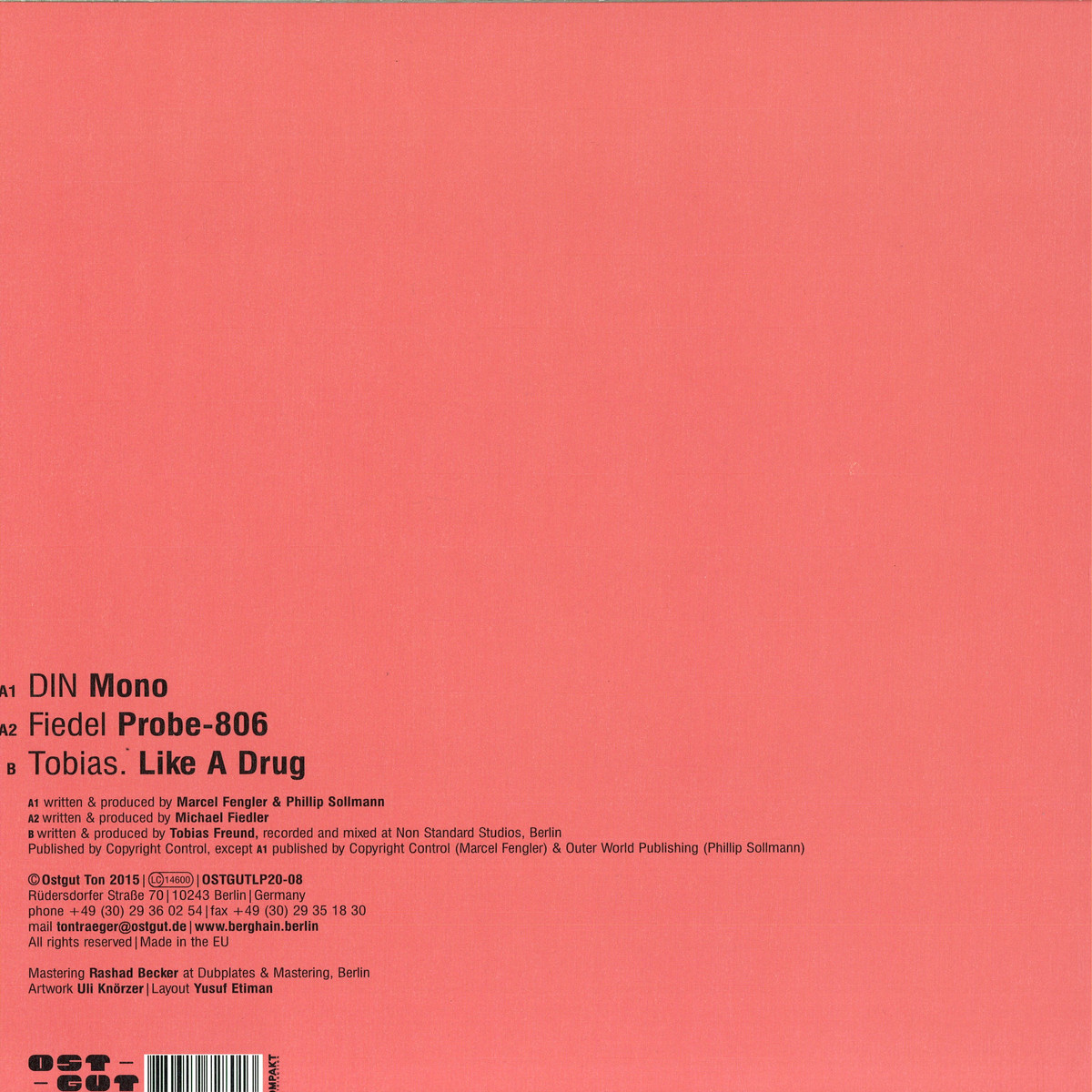 Various - Zehn / Acht - OSTGUTLP20-08 - Ostgut Ton