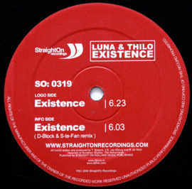 Luna & Thilo – Existence -SO:0319 - StraightOn Recordings