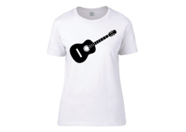 Guitar t-shirt woman semi-fit