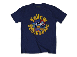 The Beatles navy T-Shirt Yellow Submarine Baddies
