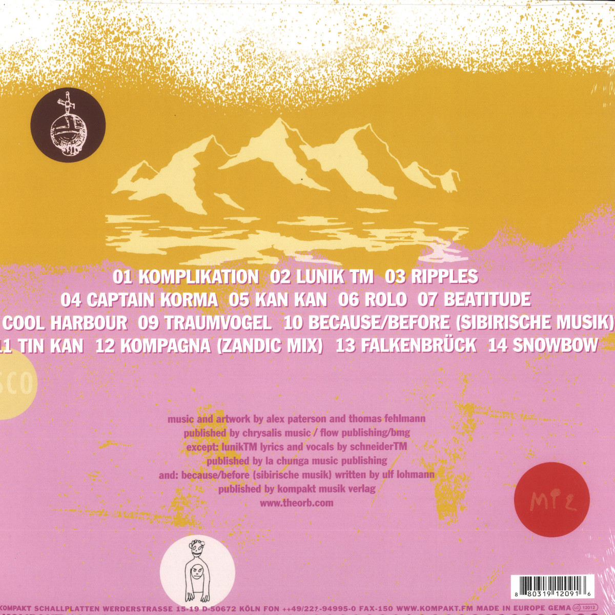 The Orb - Okie Dokie It's The Orb On Kom LP 2x12" - KOM128 - Kompakt
