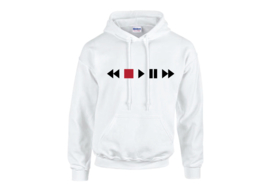 Audio player icons hoodie