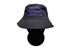 Techno Tuesday Amsterdam bucket hat black
