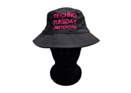 Techno Tuesday Amsterdam bucket hat black