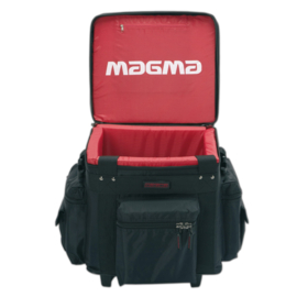 Magma Lp Bag 100 Record Bag Trolley black/red