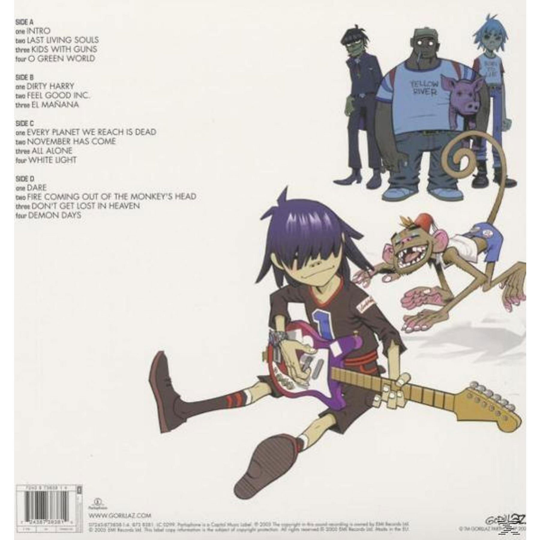 Gorillaz - Demon Days Warner  - WB543394.1 - PARLOPHONE