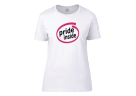 Pride inside woman t-shirt semi-fit