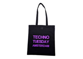 Techno Tuesday Amsterdam tote bag black