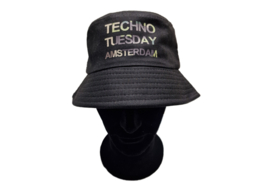 Techno Tuesday Amsterdam bucket hat with pattern print