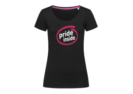 Pride inside woman t-shirt body fit