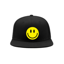 Smiley snapback cap