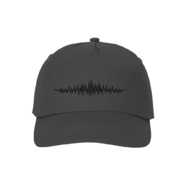 Audio wave baseball cap
