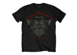 Black Sabbath T-Shirt The End Reading Skull