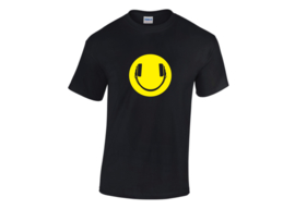 Smiley headphone t-shirt men