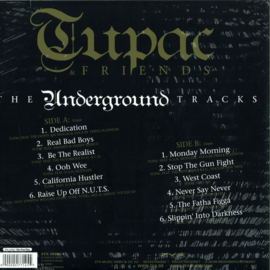 Tupac (2pac) & Friends - The Underground Tracks - ZYX20550-1 | Zyx Music